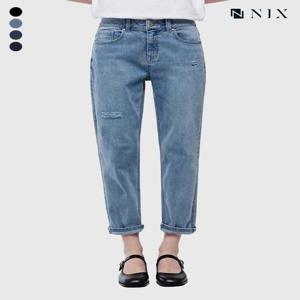 [닉스][NIX JEANS] 여) BK/DM톤/ML톤/ICE 구제 워싱 보이프렌드 데님팬츠