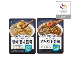 청정원 호밍스 우거지된장국100g+황태콩나물국105g