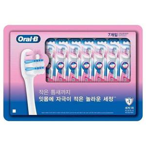 오랄비 엑스퍼트 9000 칫솔 7개입