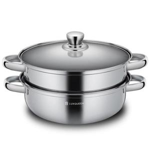 렉스퀸 모어 스팀 스테인레스 2단 찜기 LQSM-N200S