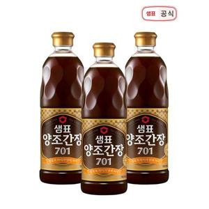 [샘표]양조간장701 860ml 3병