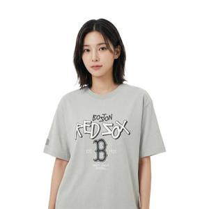 [엠엘비]MLB 공용 빅로고 메가 오버핏 반팔티 3ATSB0553-43GRL
