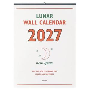 [이노플리아]2027 루나 레트로 A2 음력 벽걸이 달력 (절기 대형 캘린더)