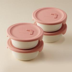 [4P]락앤락 리뉴얼 바로한끼 도자기 국용기 600ml 4개세트