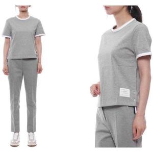 [톰브라운]25SS 여성 링거 반팔티셔츠 (FJS075A 00042 055 25S)