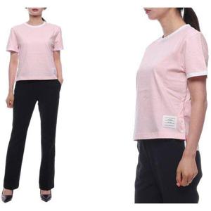 [톰브라운]25SS 여성 링거 반팔티셔츠 (FJS075A 00042 680 25S)