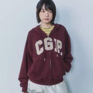 코드그라피 남여공용 CGP 아치 로고 후드 집업 CBFUF0211 123299