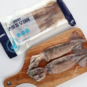 자연산 손질 통오징어 320g x 3팩 (6마리)