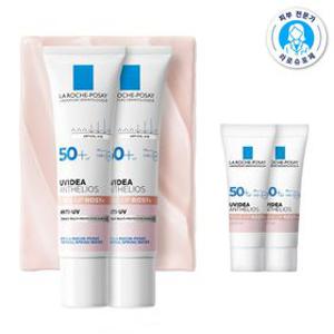 [라로슈포제] 유비데아 로지 글로우 선크림 30ml X2개 + 로지 글로우 3ml X2개