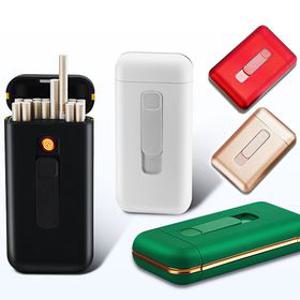 담배케이스 usb 충전식 라이터 일체형 일반 시가 긴 에쎄 슬림 방수 파우치