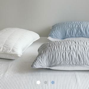 캠핑 출장 여행용 휴대용 간편 탈부착 3color 뮤트 모달 인견 밴딩 베개커버