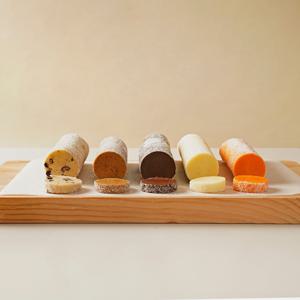 샘플구매_샤브레 생지 5종(믹스) 2.5kg 냉동생지 쿠키도우 카페납품