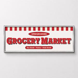 팬트리 꾸미기 주방 수납장 홈카페 레트로 빈티지 사인 포스터 액자 G/MARKET