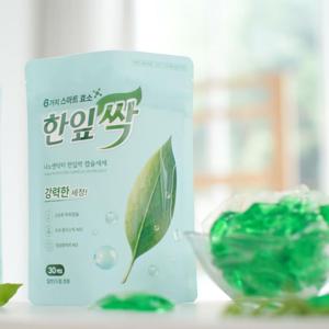 나노엔 닥터 한잎싹 세탁세제 245개 캡슐 세제 고농축 초강력 얼룩제거