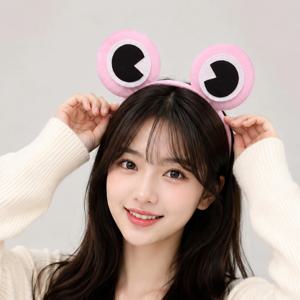개구리 머리띠 헤어밴드 놀이 동산 공원 생일 파티 머리띠 주인공 역할놀이 개그 코믹 소품