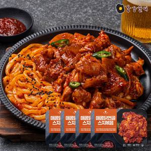 강강술래 매콤닭연골스지볶음 500g x 4팩