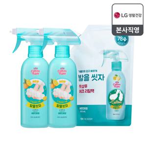 온더바디 발을씻자 풋샴푸 385ml x 2개 + 리필 500ml x 1개