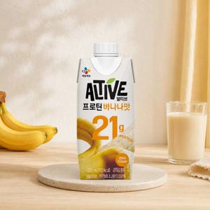 얼티브 프로틴 바나나맛 21g 단백질 음료  250ml 36개