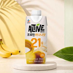 얼티브 프로틴 바나나맛 21g 단백질 음료  250ml 18개