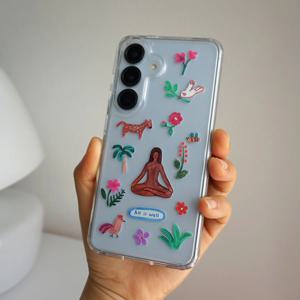 폰케이스_이너피스 Inner Peace 젤하드 투명 케이스