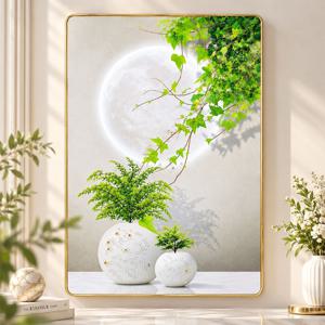 달항아리 큐빅 액자 40x60 거실 인테리어 그림