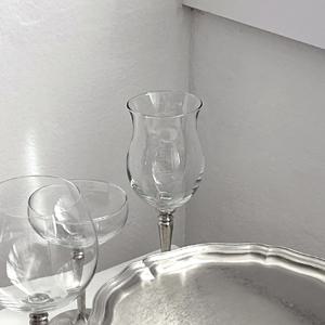 에뚜알 퓨터 튤립 글라스 350ml