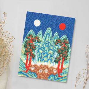 DIY 보석십자수 액자형캔버스_명화시리즈 일월오봉도 (30X40)