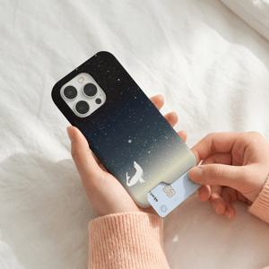 아이폰 18프로 아이폰 17프로 JJU 우주 동물들 물개 언더카드 케이스