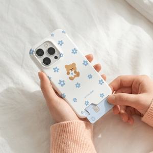 아이폰 18프로 아이폰 17프로 리틀베어플라워3 언더카드 케이스