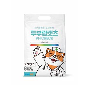 두부랑캣츠 PH 두부모래 오리지널 2.6kg, 6개입