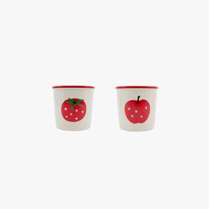 Bologna Red Ring Fruits Mug 볼로냐 레드링 후르츠 머그컵 2type