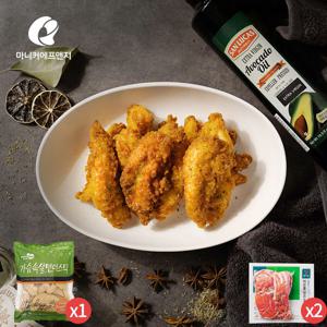마니커에프앤지 가슴속살텐더스틱 1kg + 허브훈제오리 200g(2봉)