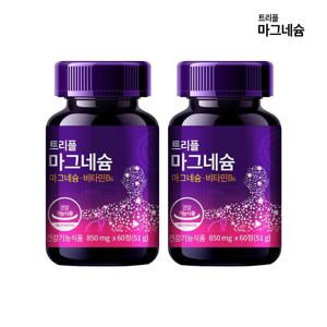트리플 마그네슘 비타민B6 복합영양제 60정 x2개