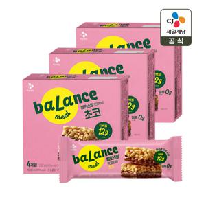 밸런스밀 프로틴바 초코 38g 4입 x3개(총 12개)