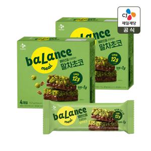 밸런스밀 프로틴바 말차초코 38g 4입 x2개(총 8개)