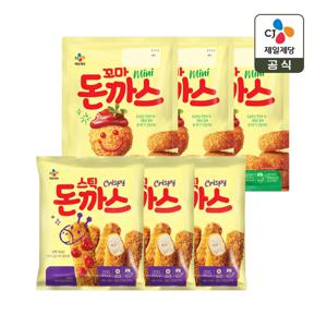 CJ 꼬마 돈까스 400g x3개+스틱 돈까스 200g x3개