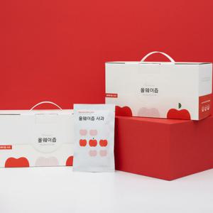 올웨이즙 사과 100% 생사과즙 NFC착즙 30포 1개
