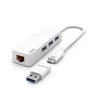 ipTIME U1003CA 고속 USB 3.0 Type-C&A 기가비트 이더넷 컨트롤러