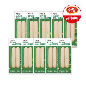 하림이닭 닭가슴살 소시지 청양고추 120g x 10팩