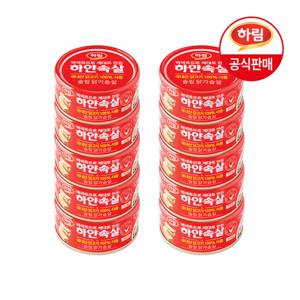 하얀 속살 슬림닭 가슴살캔 135g x 10개
