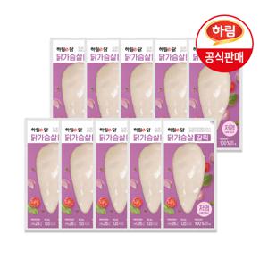 하림이닭 닭가슴살 갈릭 100g x 10팩