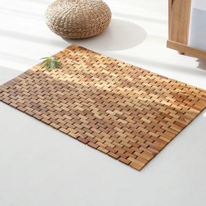 원목롤매트 티크 60x90 침실 거실 주방 테라스 베란다 캠핑