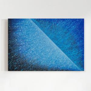 장용길 작가 인테리어 그림 추상화 액자 푸른밤의 찬가A