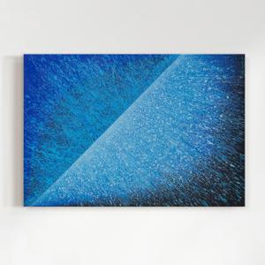장용길 작가 인테리어 그림 추상화 액자 푸른밤의 찬가B