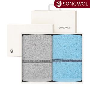 웨이브 120g 세면타월 2매 선물세트 (크림상하+쇼핑백)