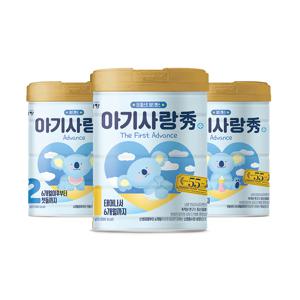 아기사랑수 800g 1단계 2단계 3단계 6개입