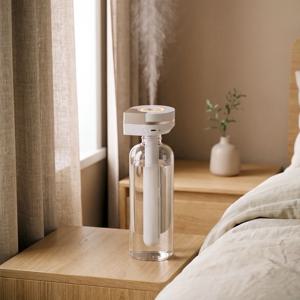 아쿠아보틀 LED 무드등 분무모듈 교체형 무선 미니가습기 500ml 561AFPC