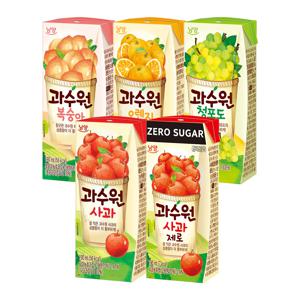 과수원 사과 복숭아 청포도 오렌지 사과제로 5종 48팩