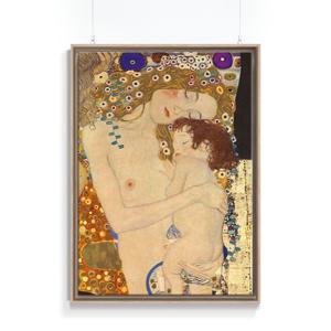 프리미엄 명화 캔버스 그림 두꺼비집 가리개 액자 _ 클림트 여자의 3시기