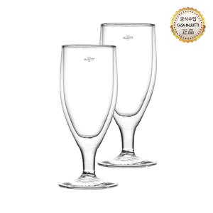 더블월 샴페인 이중유리컵 560ml 2P